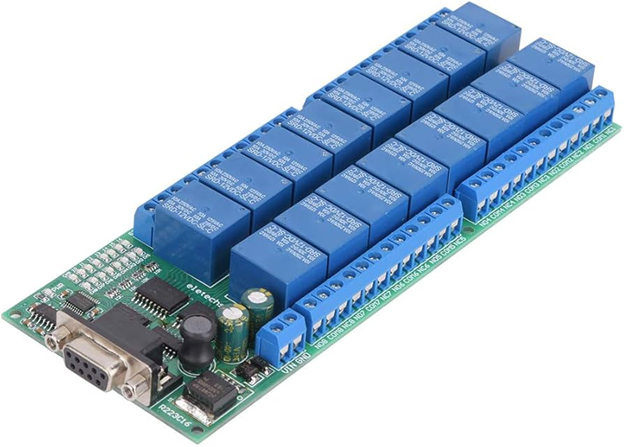 RELAY MODULE 16 KÊNH GIAO TIẾP COM
